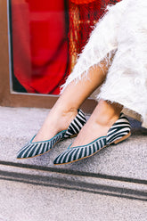 Ballerinas Ágata Silver (incluye plantilla de lana y piel)