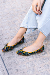 Ballerinas Cuarzo Orange (incluye plantilla de lana y piel )