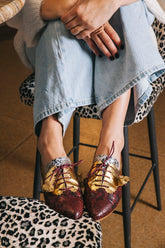 Blucher Ojo de tigre Rex (incluye plantilla de lana y piel)