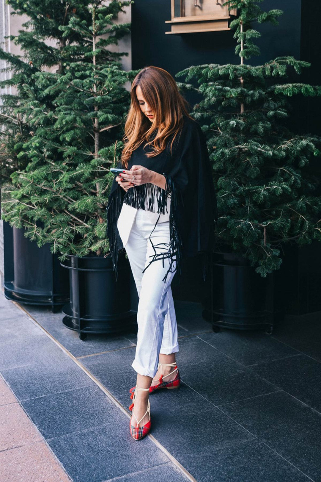 Ballerinas Londres Tartán (plantilla extra)