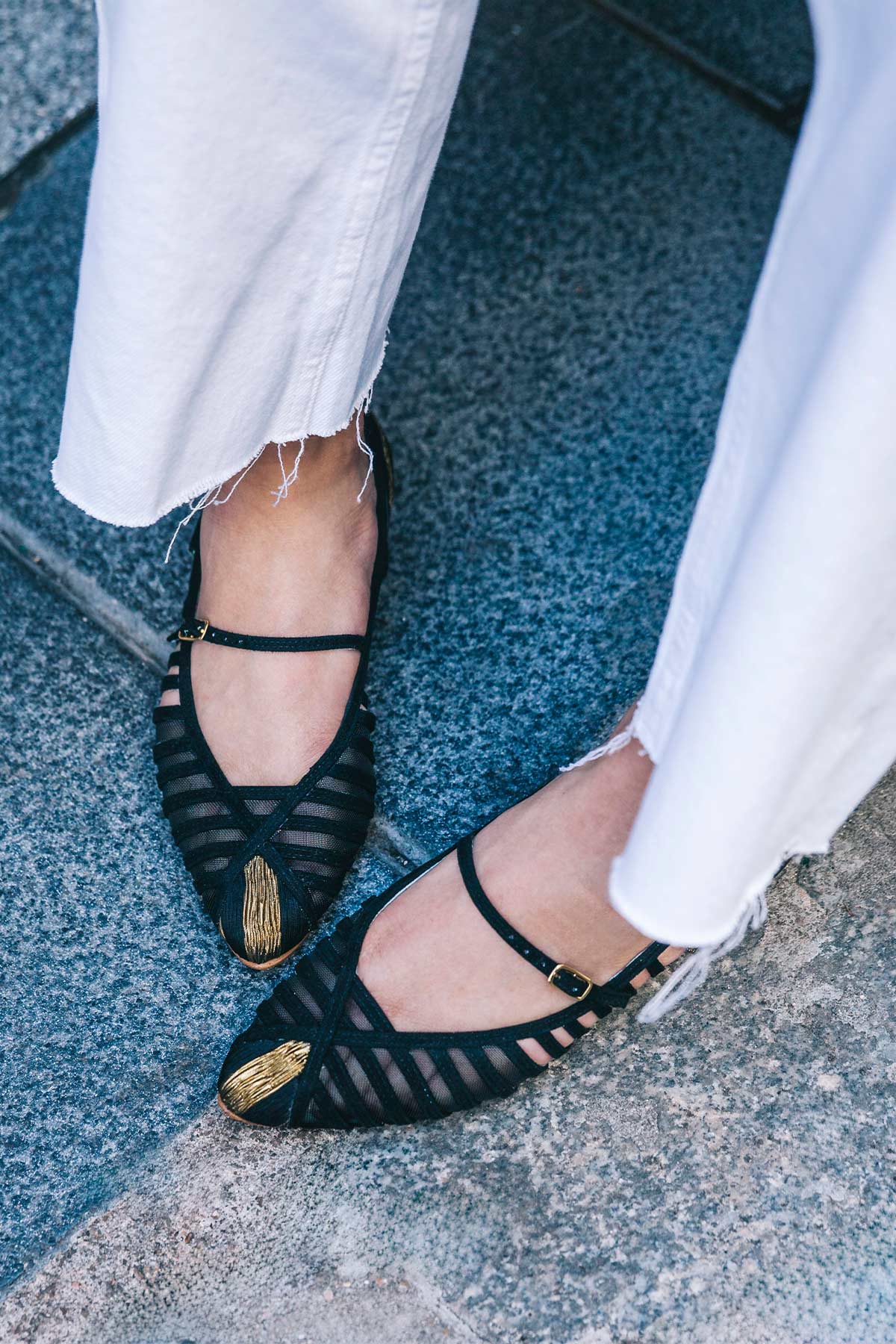 Bailarina Roma Black (plantilla extra)