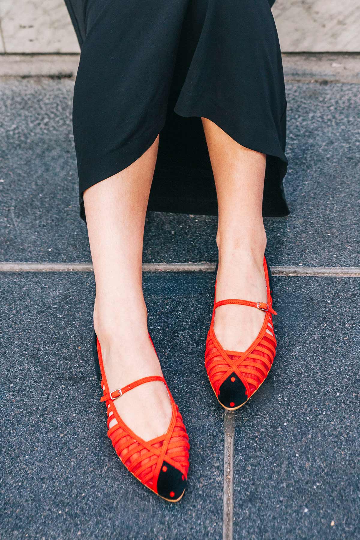 Bailarina Roma Rojo (plantilla extra)