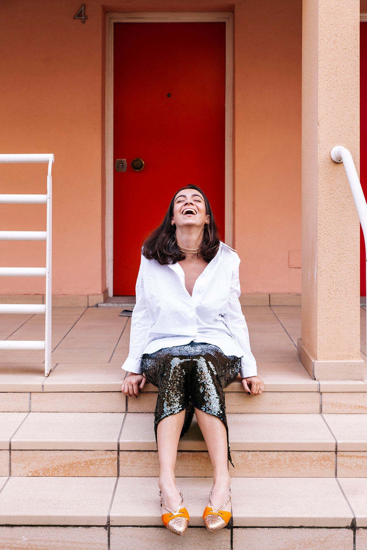 Ballerinas Fortuny Orange