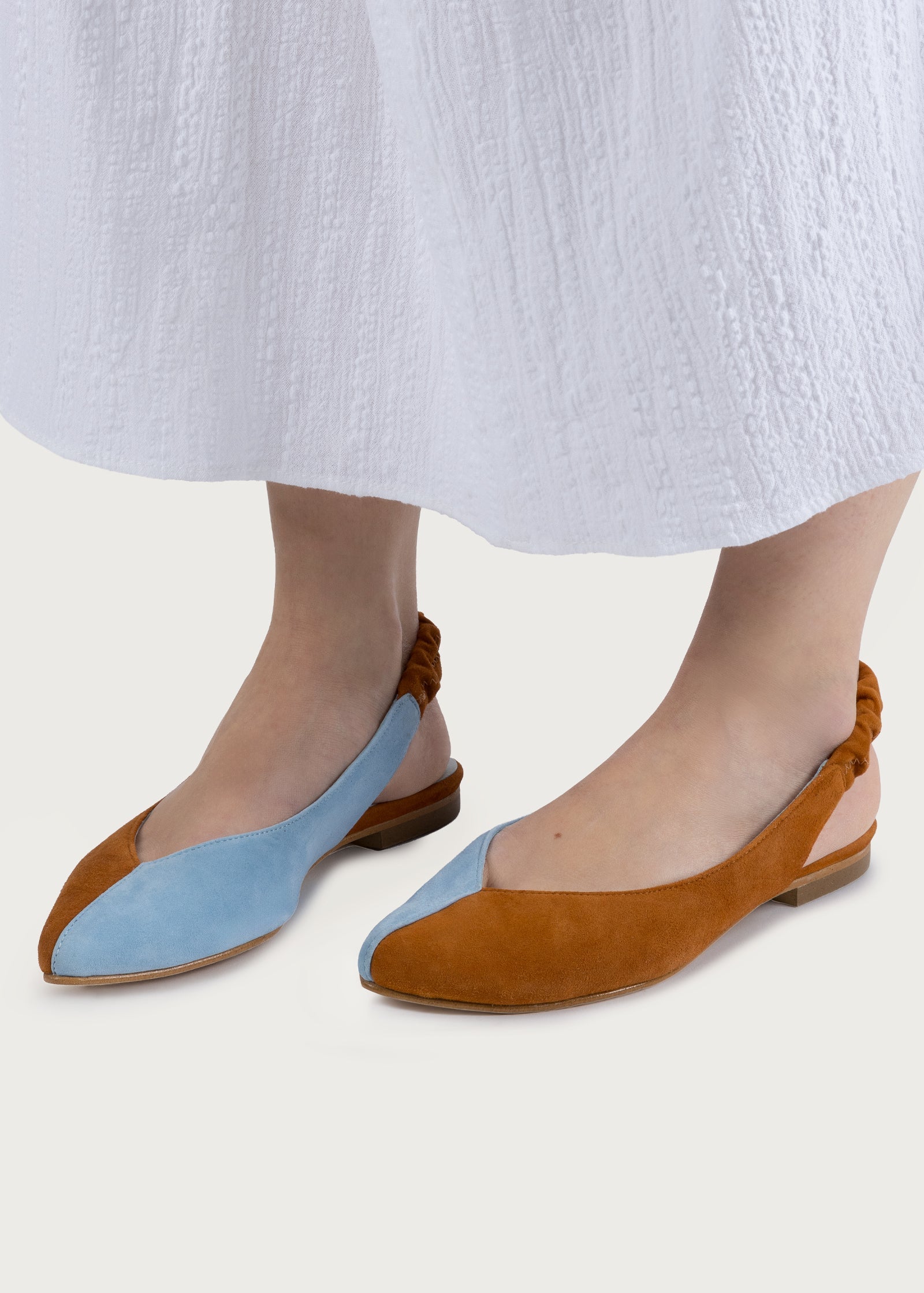 Ballerinas Lotus Camel