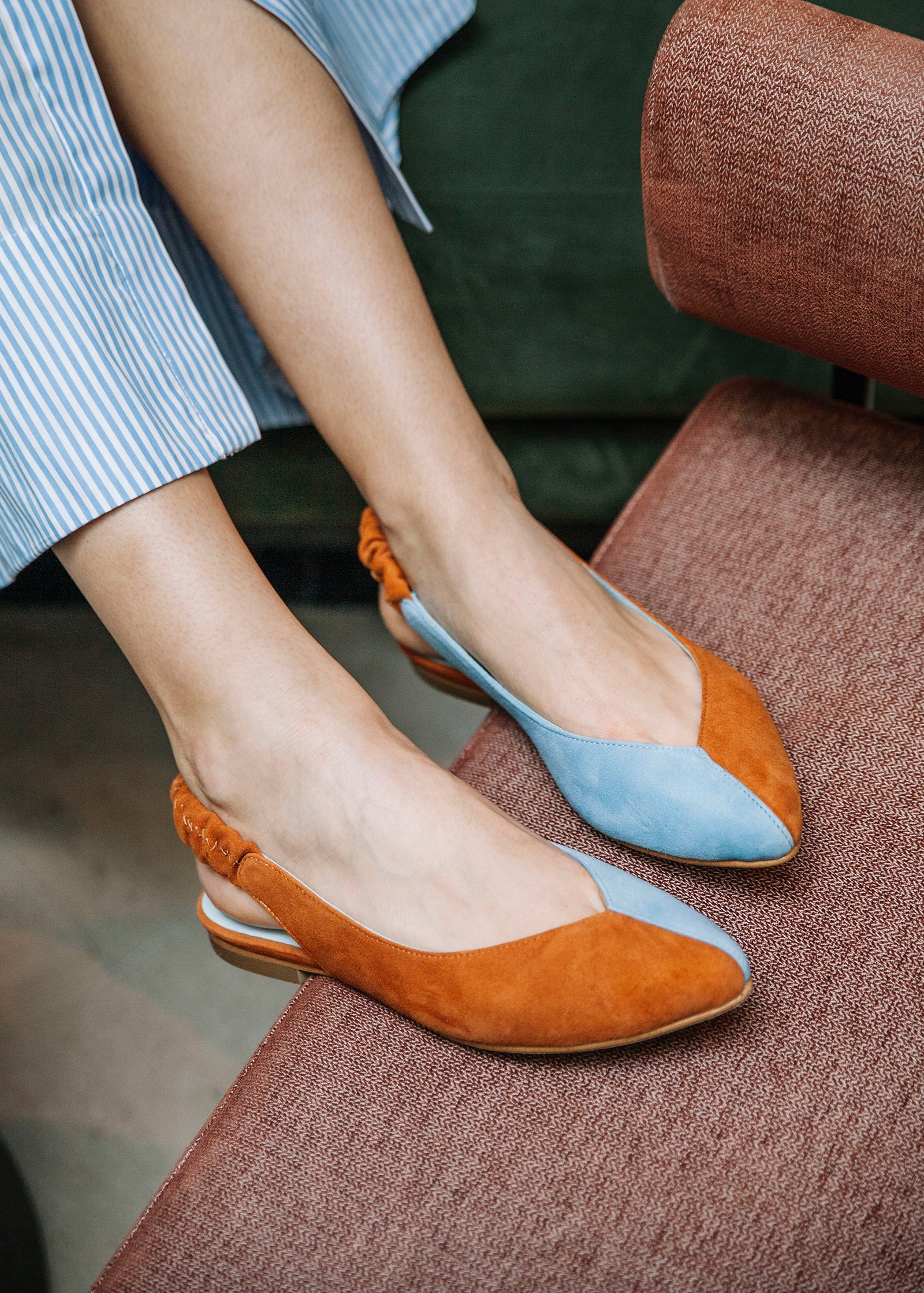 Ballerinas Lotus Camel