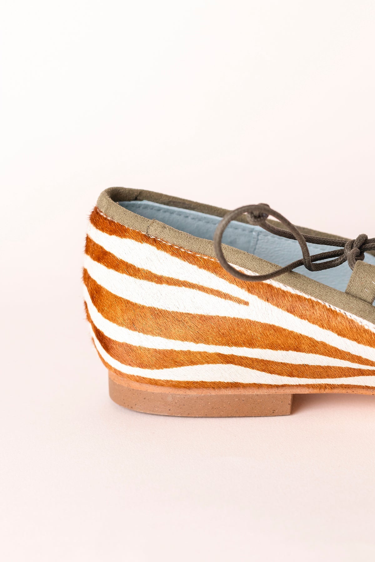 Ballerinas Miró Cebra (incluye plantilla de lana y piel)