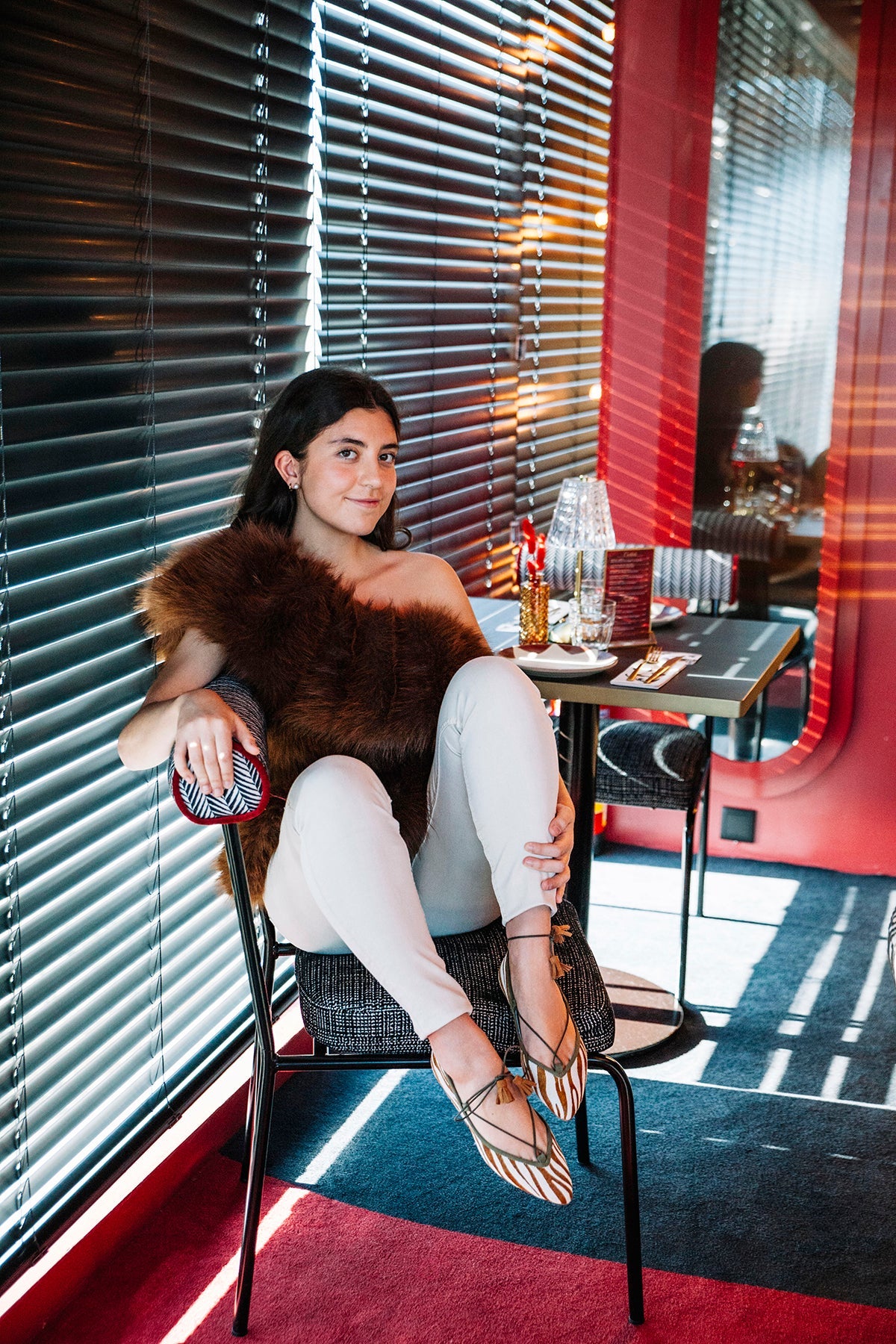 Ballerinas Miró Cebra (incluye plantilla de lana y piel)