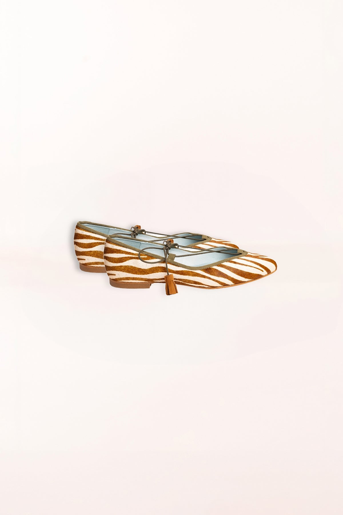 Ballerinas Miró Cebra (incluye plantilla de lana y piel)