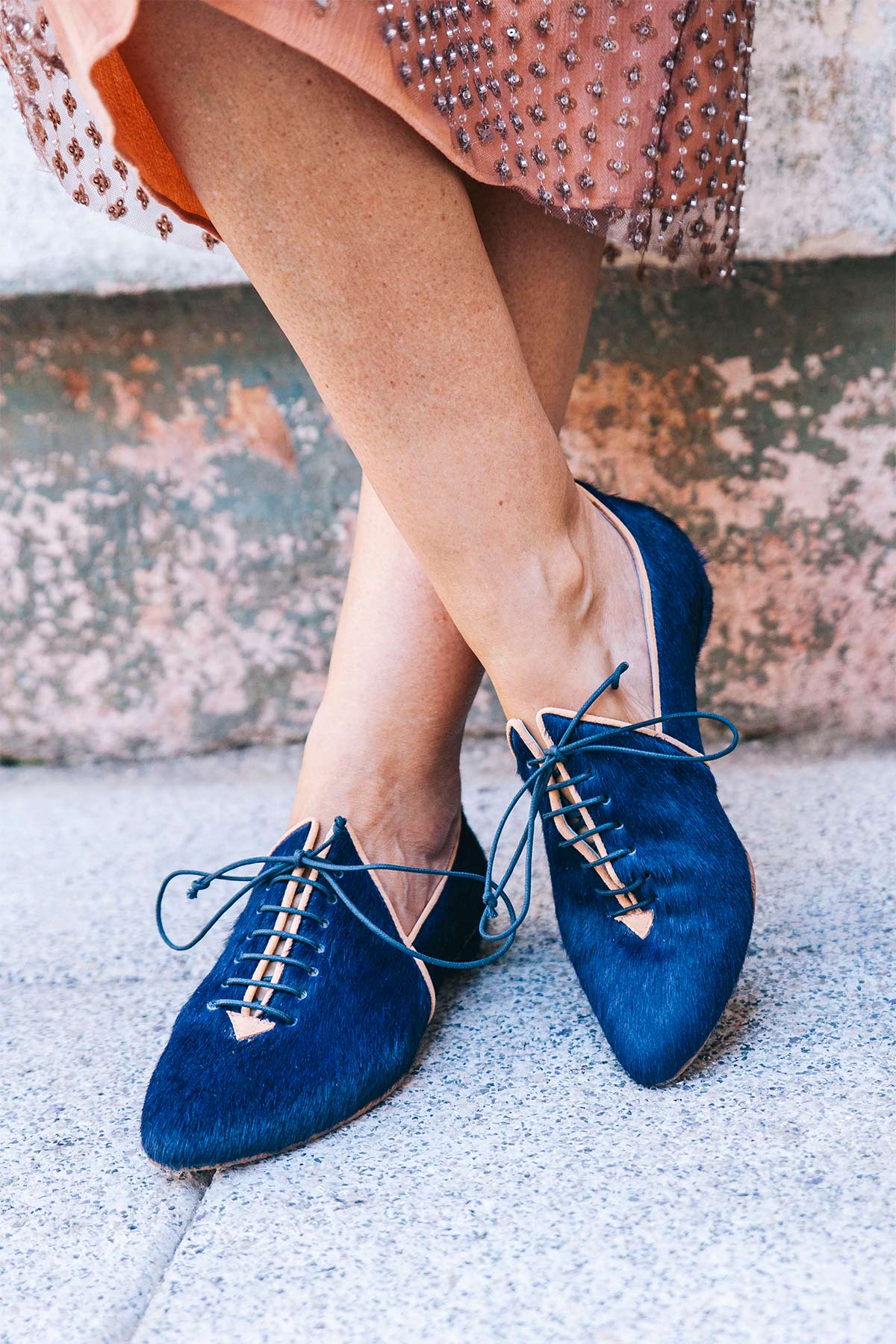 Blucher Florencia Navy (Plantilla Extra)