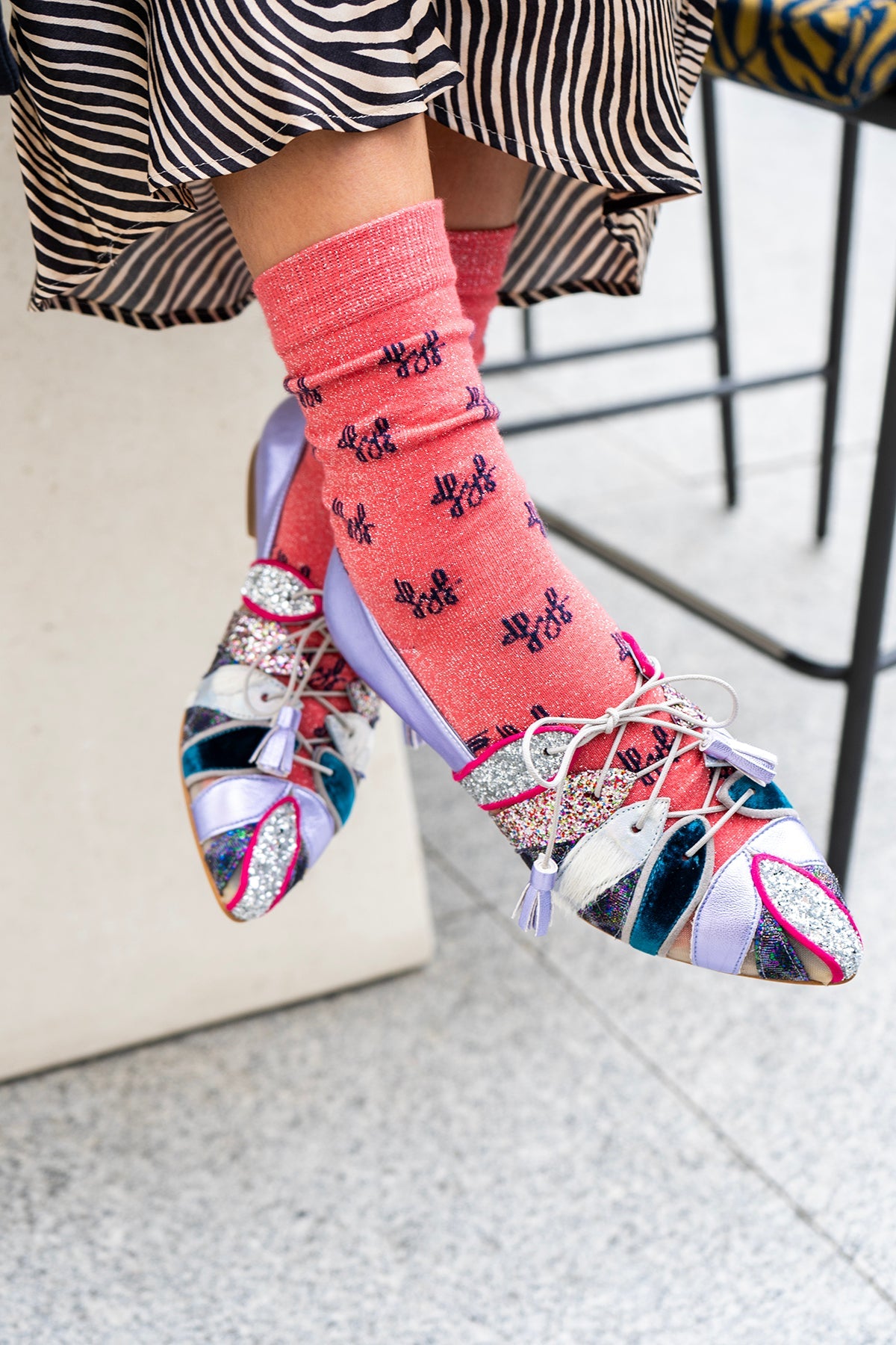 Blucher Shunguita Fucsia