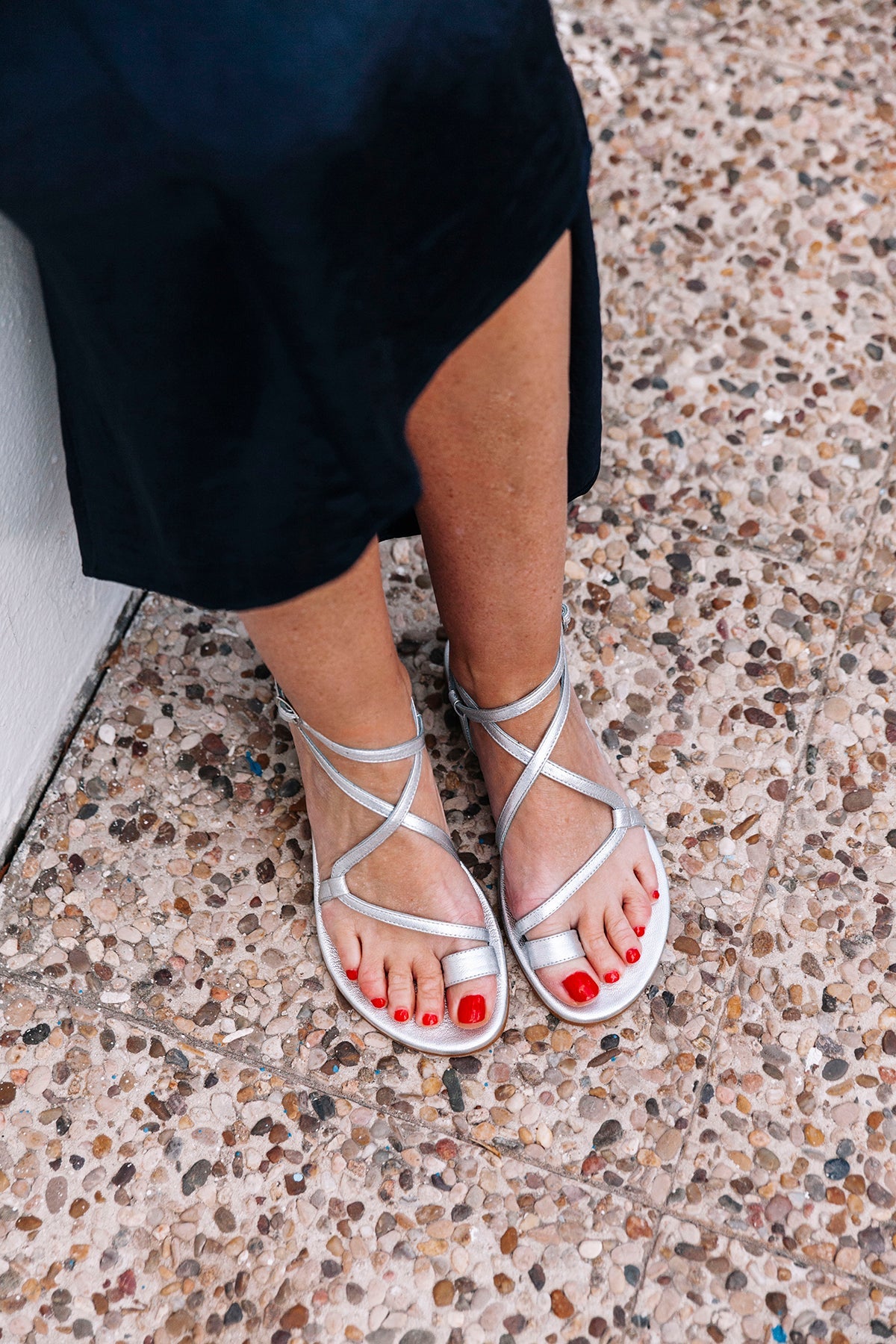 Sandalia Cézanne silver