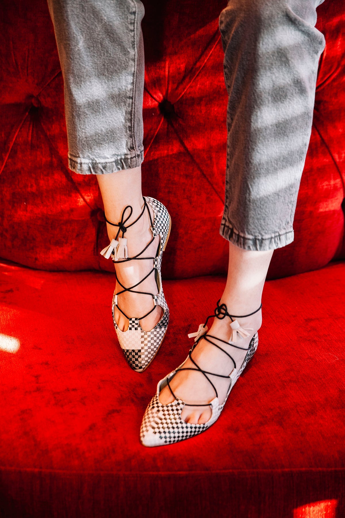 Ballerinas Estilo Damero