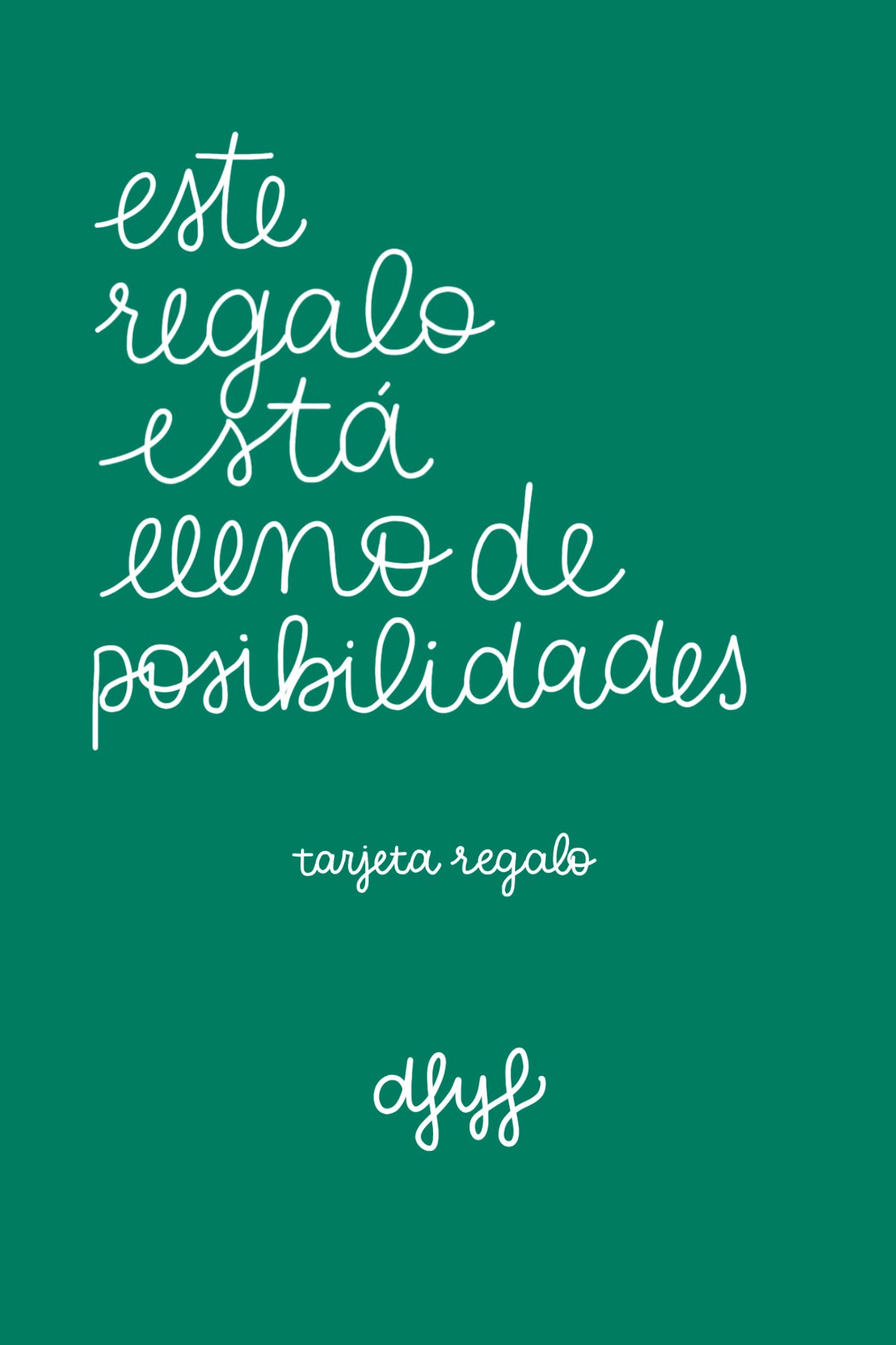 Tarjeta de Regalo